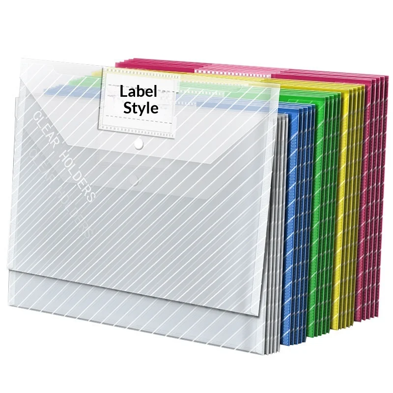 A4 wholesale transparent file bags with labels, plastic file bags, office stationery supplies, paper materials storage
A4 wholesale transparent file bags with labels, plastic file bags, office stationery supplies, paper materials storage