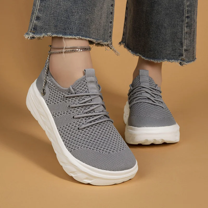 Женские сверхлегкие повседневные кроссовки, свежий дышащий верх, мягкий, удобный вкл. 
Женские сверхлегкие повседневные кроссовки, свежий дышащий верх, мягкий, удобный вкл.