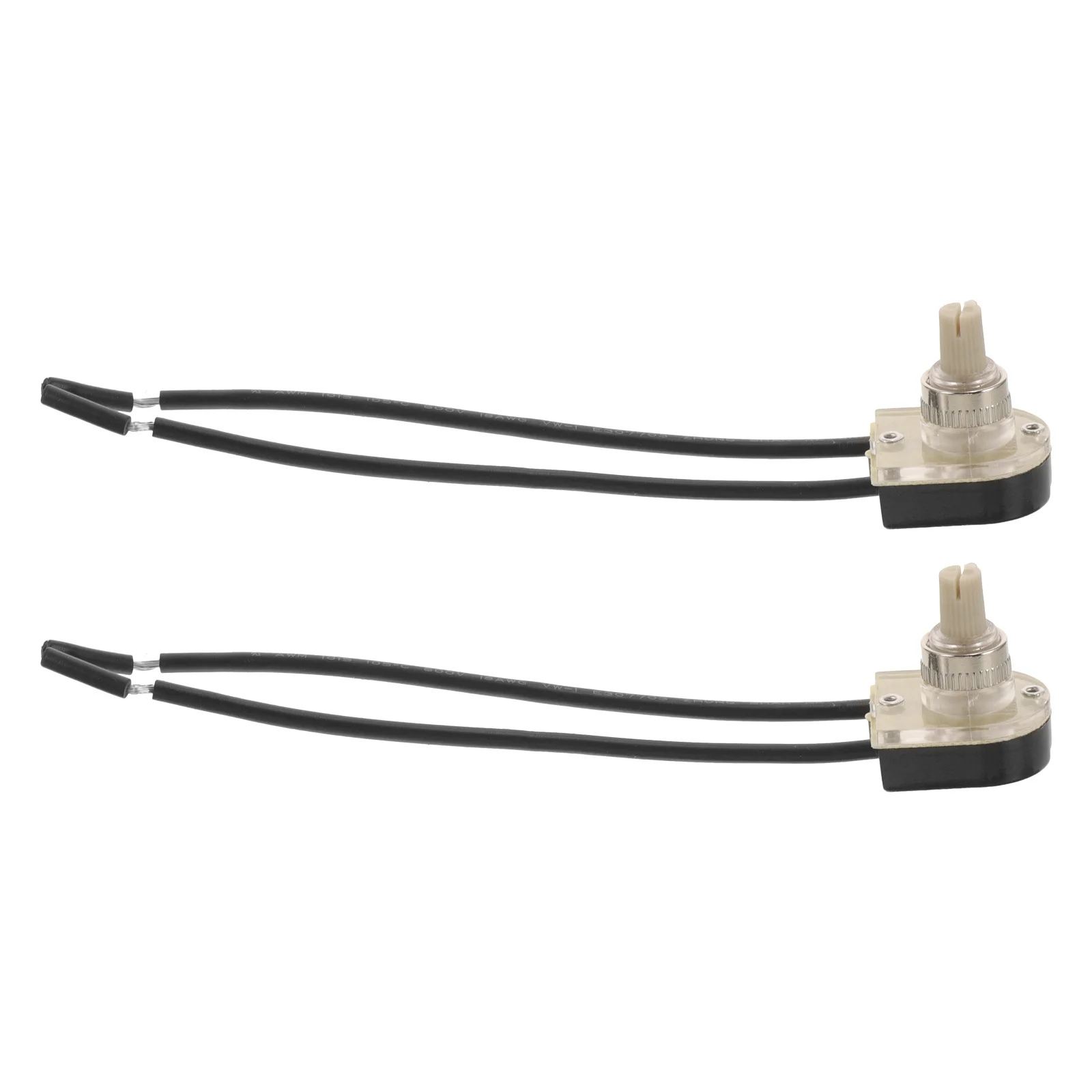 2Pcs Black Light Knob Switch Rotary Type Dual-Wire Connection for Desk Lamp Brightness and Direction Control Desk Lamp Knob
2Pcs Black Light Knob Switch Rotary Type Dual-Wire Connection for Desk Lamp Brightness and Direction Control Desk Lamp Knob