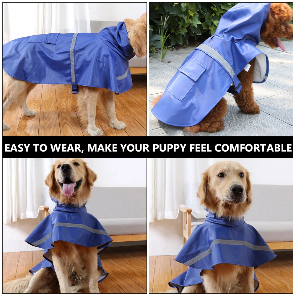 Waterproof Dog Raincoat Jacket for Dogs Golden Retriever Coats Gear Pu Work Clothes
Waterproof Dog Raincoat Jacket for Dogs Golden Retriever Coats Gear Pu Work Clothes