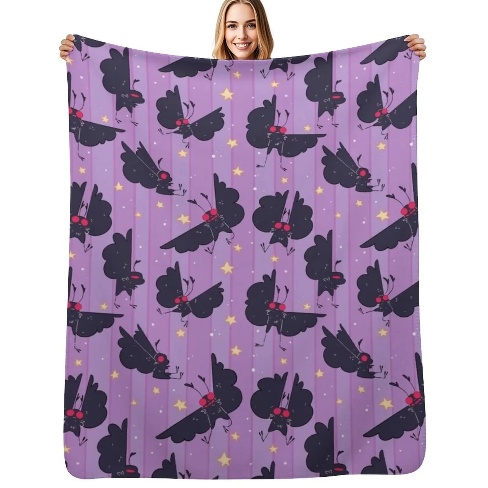mothman stripes and stuffs Throw Blanket Warm Accent Blanket for Living Room Decoration
mothman stripes and stuffs Throw Blanket Warm Accent Blanket for Living Room Decoration