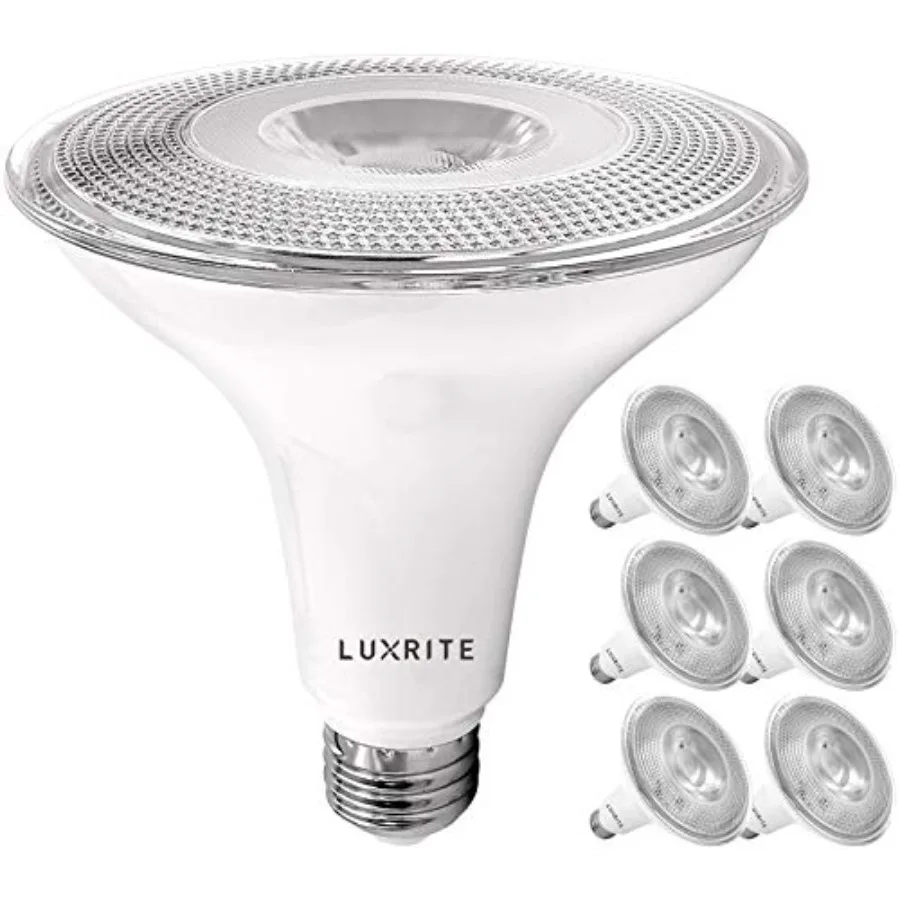 6 Pack PAR38 LED Outdoor Flood Light Bulbs 120W Equivalent 1250 Lumens 5000K Bright White 15W Dimmable Indoor Outdoor Spotlight
6 Pack PAR38 LED Outdoor Flood Light Bulbs 120W Equivalent 1250 Lumens 5000K Bright White 15W Dimmable Indoor Outdoor Spotlight