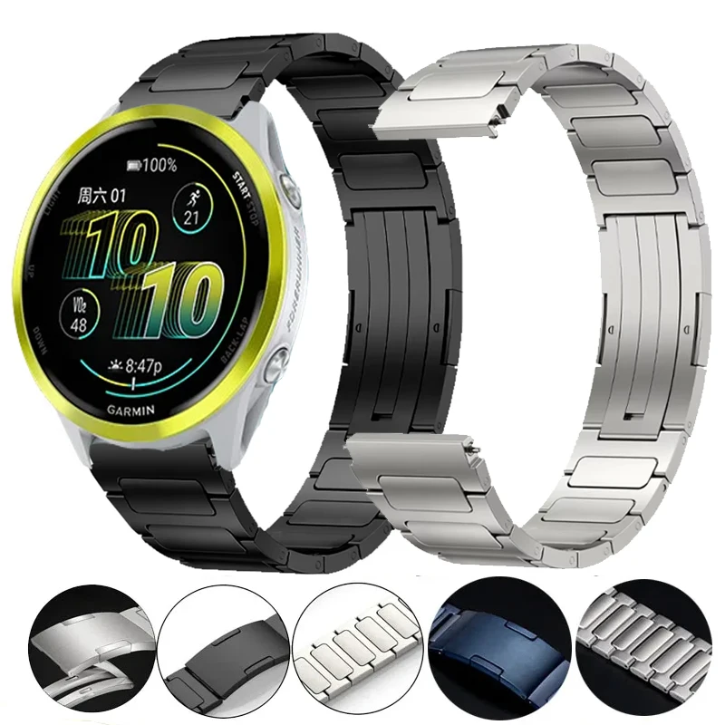 Luxury Titanium Watchband For Garmin Forerunner 970 570 S70 47mm 745 965 Wrist Bracelet Strap For Garmin Venu 2 3/Vivoactive 4
Luxury Titanium Watchband For Garmin Forerunner 970 570 S70 47mm 745 965 Wrist Bracelet Strap For Garmin Venu 2 3/Vivoactive 4