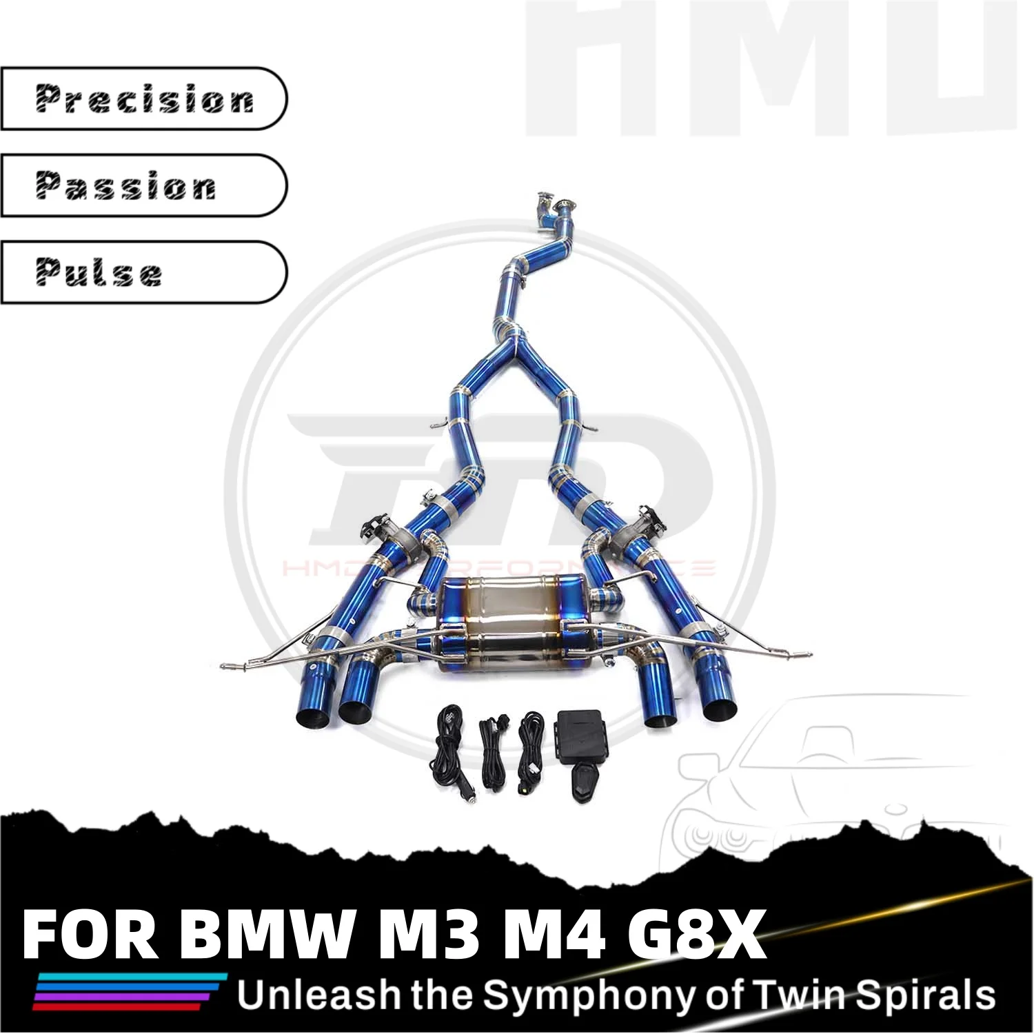 HMD catback for BMW M3 M4 G8X Titanium Exhaust System Performance Muffler With Valves
HMD catback for BMW M3 M4 G8X Titanium Exhaust System Performance Muffler With Valves