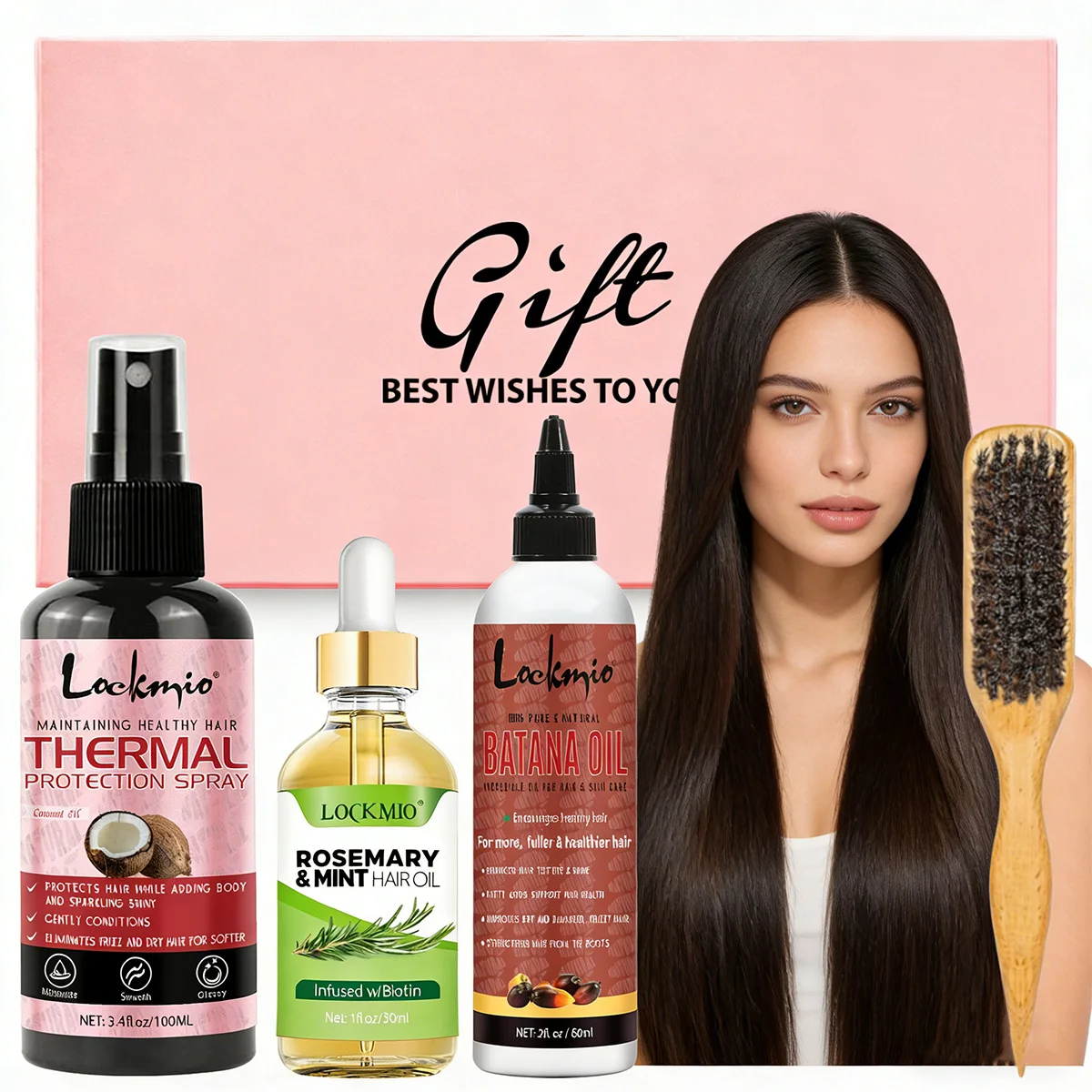 Valentine's Day Hair Care Gift Hair Protectant Conditioner Coconut Heat Protection Spray Rosemary Mint Essential Oil Batana Oils
Valentine's Day Hair Care Gift Hair Protectant Conditioner Coconut Heat Protection Spray Rosemary Mint Essential Oil Batana Oils