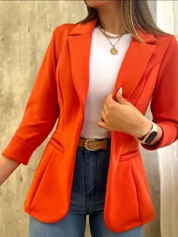Женский костюм Slim Fit Long Sve Jaet, повседневная цветная верхняя одежда для женщин
Женский костюм Slim Fit Long Sve Jaet, повседневная цветная верхняя одежда для женщин