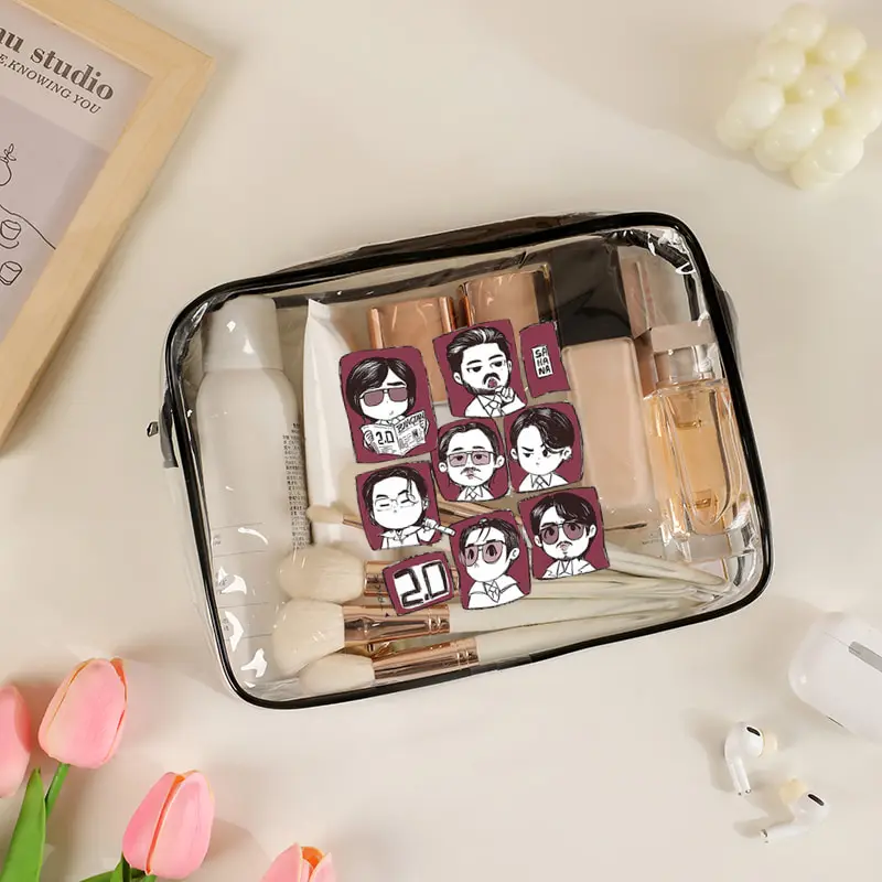 Pvc Transparent Travel Storage Bag with Zipper Arirang World Tour 2026 Cosmetics Toiletries and Kpop Fan Gift Makeup Boxes
Pvc Transparent Travel Storage Bag with Zipper Arirang World Tour 2026 Cosmetics Toiletries and Kpop Fan Gift Makeup Boxes