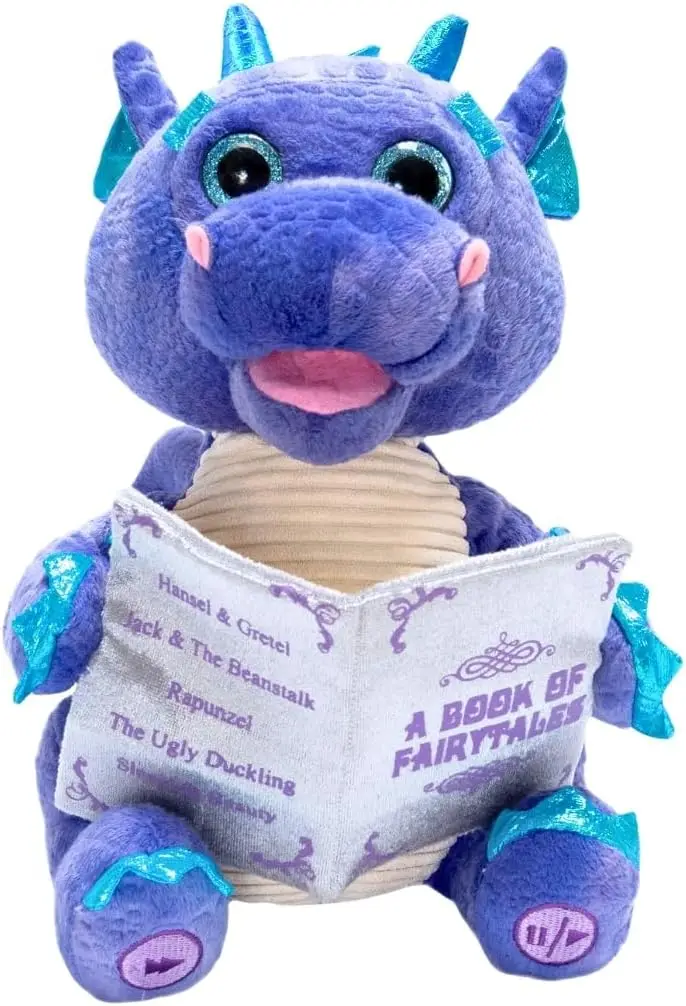 Animated Storytelling Dragon Plush Toy with Light-Up Eyes, Moving Mouth & Head, Recites 5 Fairy Tales - 11 Inches
Animated Storytelling Dragon Plush Toy with Light-Up Eyes, Moving Mouth & Head, Recites 5 Fairy Tales - 11 Inches