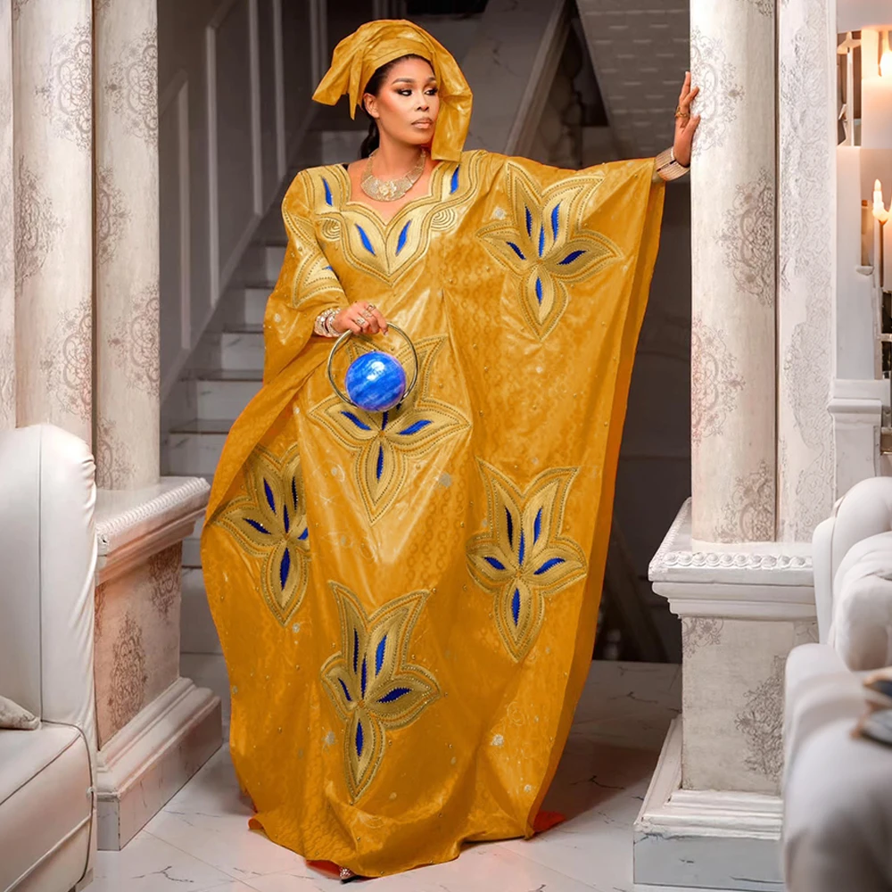 Plus Size African Clothes for Women 2026 New African Dashiki Ankara Embroidery Robe Bazin Design Wedding Party Dresses
Plus Size African Clothes for Women 2026 New African Dashiki Ankara Embroidery Robe Bazin Design Wedding Party Dresses