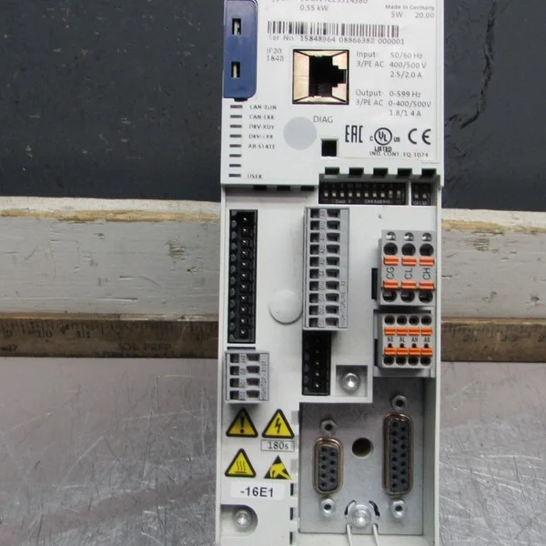 E84avtce5514sb0, 8400 Topline-c Inverter, 055kw, 3ph, Make Offer Brand New Original Spot Plc
E84avtce5514sb0, 8400 Topline-c Inverter, 055kw, 3ph, Make Offer Brand New Original Spot Plc