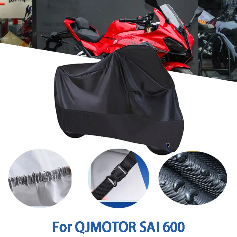 Полный чехол для мотоцикла QJMOTOR SAI 600, автомобильный уличный солнцезащитный чехол от пыли и ушей, утолщенный оксфордский чехол, аксессуары
Полный чехол для мотоцикла QJMOTOR SAI 600, автомобильный уличный солнцезащитный чехол от пыли и ушей, утолщенный оксфордский чехол, аксессуары