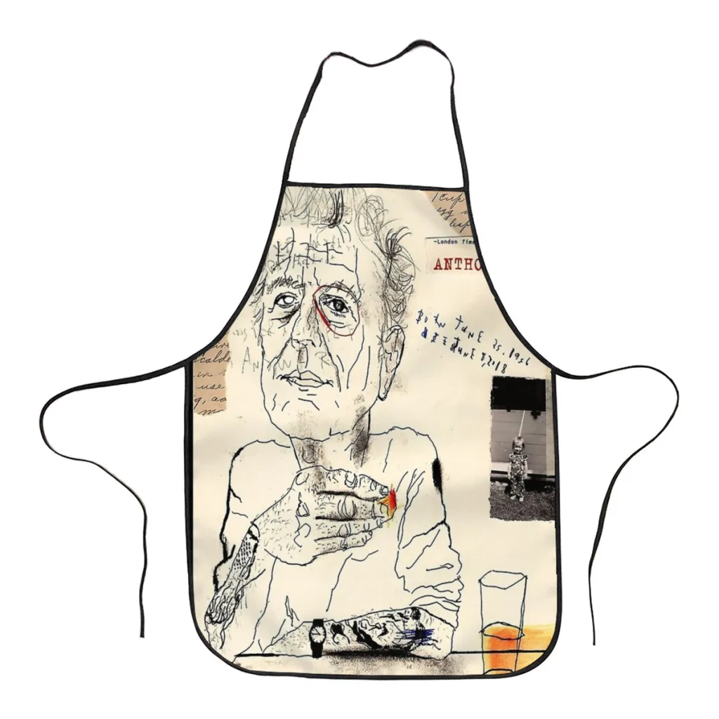 Anthony Bourdain Drinking Kitchen Women Apron Household Cleaning Composite Pinafore Salon Home Cooking Baking Adult
Anthony Bourdain Drinking Kitchen Women Apron Household Cleaning Composite Pinafore Salon Home Cooking Baking Adult
