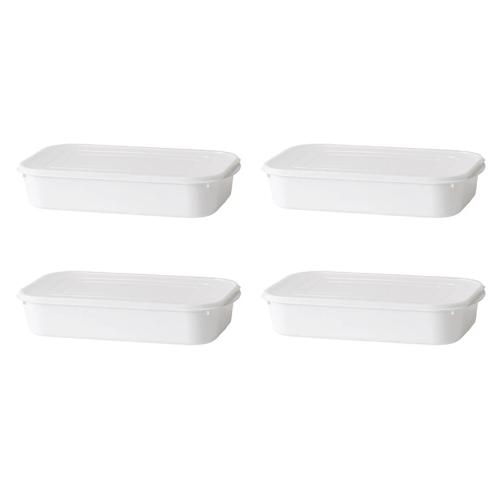 4Pcs Food Storage Containers PP+PE Material Sealed Lunch Boxes Fruit Vegetable Snack Organizer Fridge Kitchen Supply Case
4Pcs Food Storage Containers PP+PE Material Sealed Lunch Boxes Fruit Vegetable Snack Organizer Fridge Kitchen Supply Case