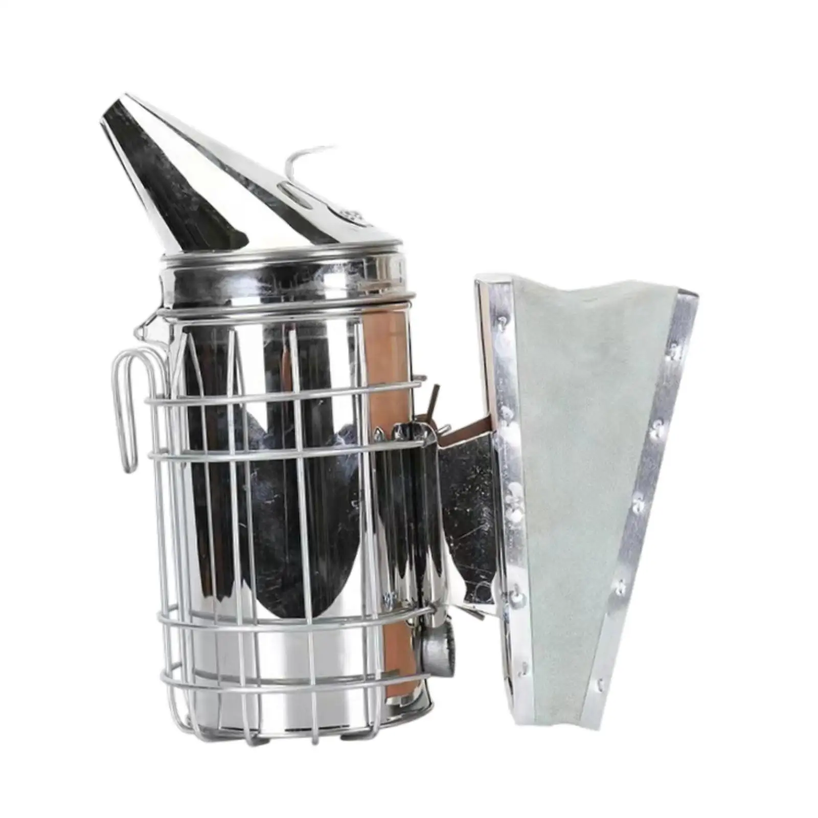 Bee Hive Smoker with Heat Shield Apiculture Beekeeper Beekeeping Accessory
Bee Hive Smoker with Heat Shield Apiculture Beekeeper Beekeeping Accessory