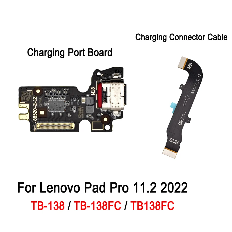 Для Lenovo Pad Pro 11,2 2022 TB138FC TB-138FC плата зарядного порта/соединитель для зарядки гибкий кабель запасная часть для ремонта
Для Lenovo Pad Pro 11,2 2022 TB138FC TB-138FC плата зарядного порта/соединитель для зарядки гибкий кабель запасная часть для ремонта