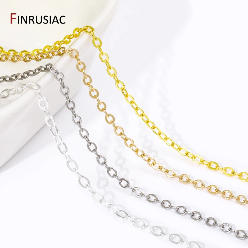 14K Gold Plated Brass O Shape Cross Bulk Chain For Necklace Making Supplies,1.2/1.6/2.0MM Thin Cable Chain DIY Accessories
14K Gold Plated Brass O Shape Cross Bulk Chain For Necklace Making Supplies,1.2/1.6/2.0MM Thin Cable Chain DIY Accessories