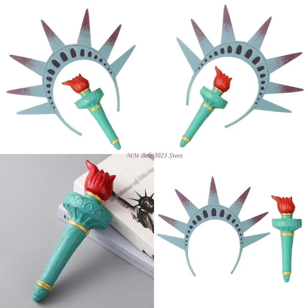 49ME Statue Of Torch Headband Halloween Costume Accessory Hairhoop For Party
49ME Statue Of Torch Headband Halloween Costume Accessory Hairhoop For Party