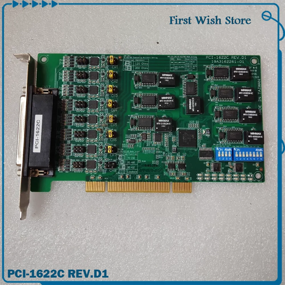 8-портовая плата связи RS-232/422/485PCI PPCI-1622C REV.D1
8-портовая плата связи RS-232/422/485PCI PPCI-1622C REV.D1