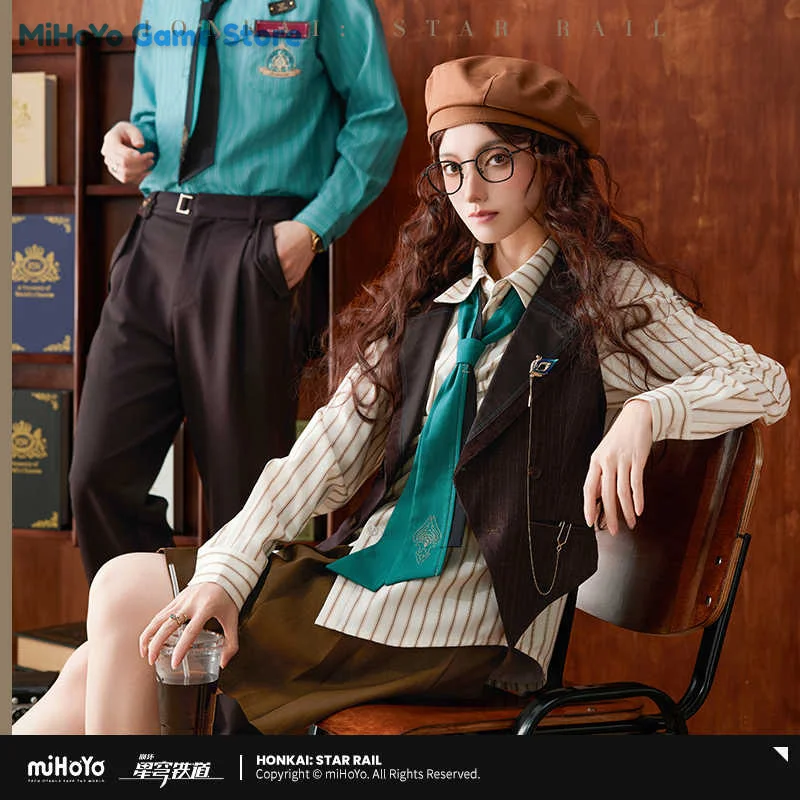 【Genuine】Aventurine Waistcoat MiHoYo Official Original Honkai Star Rail Aventurine Theme Impression Series Waistcoat Doujin Gift
【Genuine】Aventurine Waistcoat MiHoYo Official Original Honkai Star Rail Aventurine Theme Impression Series Waistcoat Doujin Gift