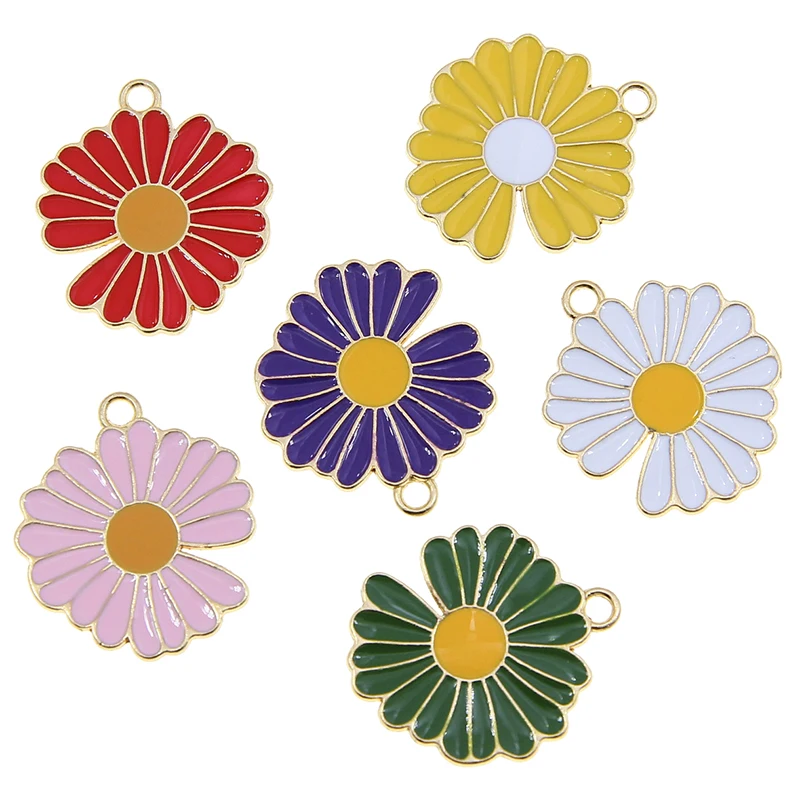 50Pcs 24*28Flower Charms Alloy Enamel Pendants Charms for Jewelry Making Earrings Necklace Key Chains Jewelry Accessories
50Pcs 24*28Flower Charms Alloy Enamel Pendants Charms for Jewelry Making Earrings Necklace Key Chains Jewelry Accessories
