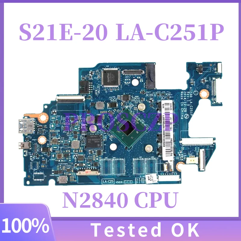 AIZ30 LA-C251P для Lenovo, оригинальная материнская плата для ноутбука S21E-20 S21E-20 N2840, протестированная, хорошая, бесплатная доставка
AIZ30 LA-C251P для Lenovo, оригинальная материнская плата для ноутбука S21E-20 S21E-20 N2840, протестированная, хорошая, бесплатная доставка