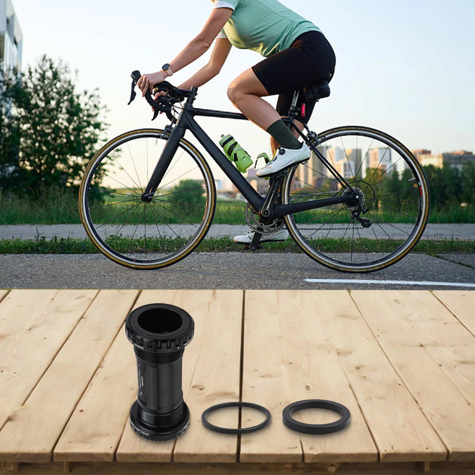 Алюминиевый каретка велосипеда 29 мм, предназначенный для DUB 6873 мм со встроенными герметичными подшипниками для оптимальной функциональности 
Алюминиевый каретка велосипеда 29 мм, предназначенный для DUB 6873 мм со встроенными герметичными подшипниками для оптимальной функциональности