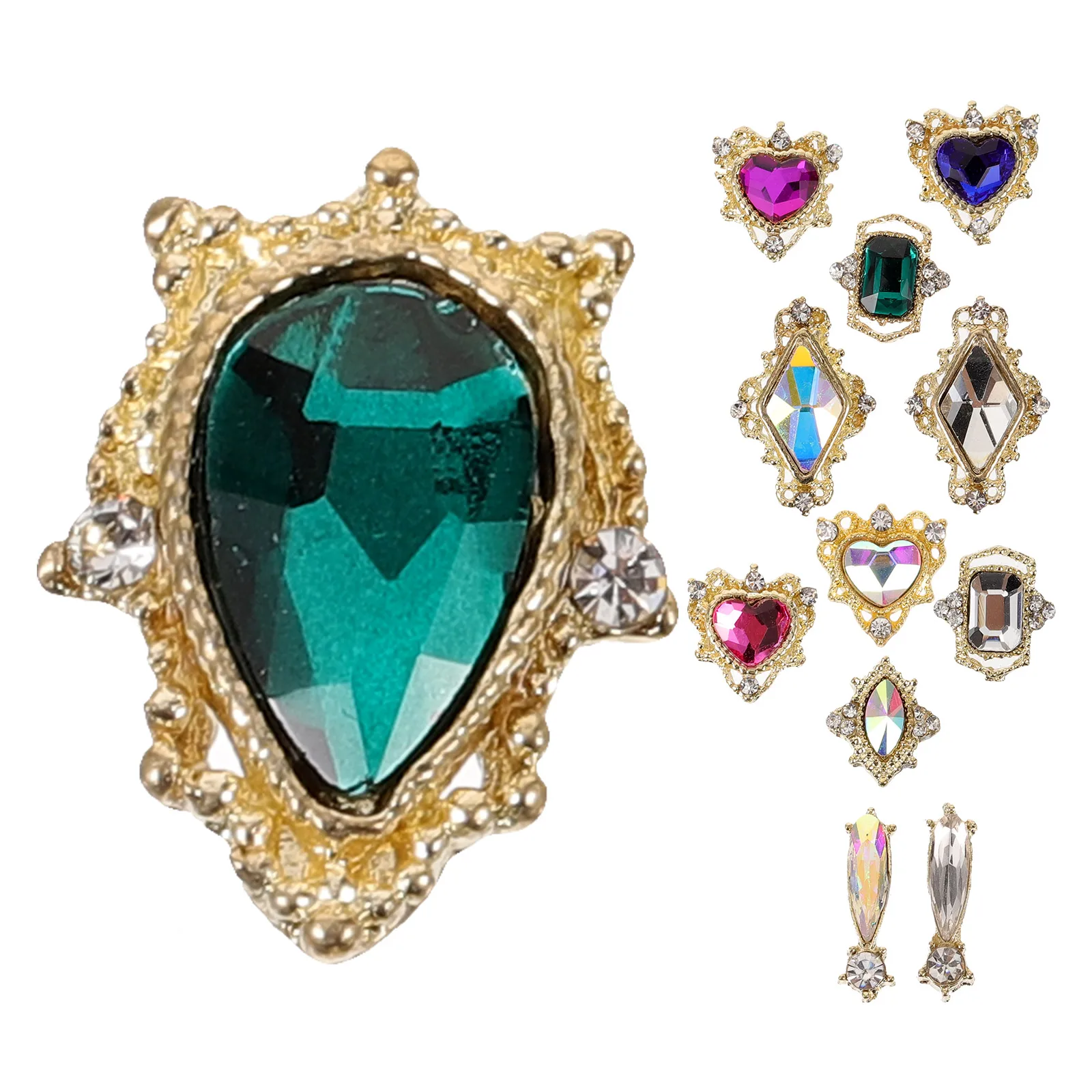 1Set Metal Nail Gems Long-Lasting Sparkle for Various Occasions and Personal Use Nail Rhinestones Rhinestones for Nails
1Set Metal Nail Gems Long-Lasting Sparkle for Various Occasions and Personal Use Nail Rhinestones Rhinestones for Nails