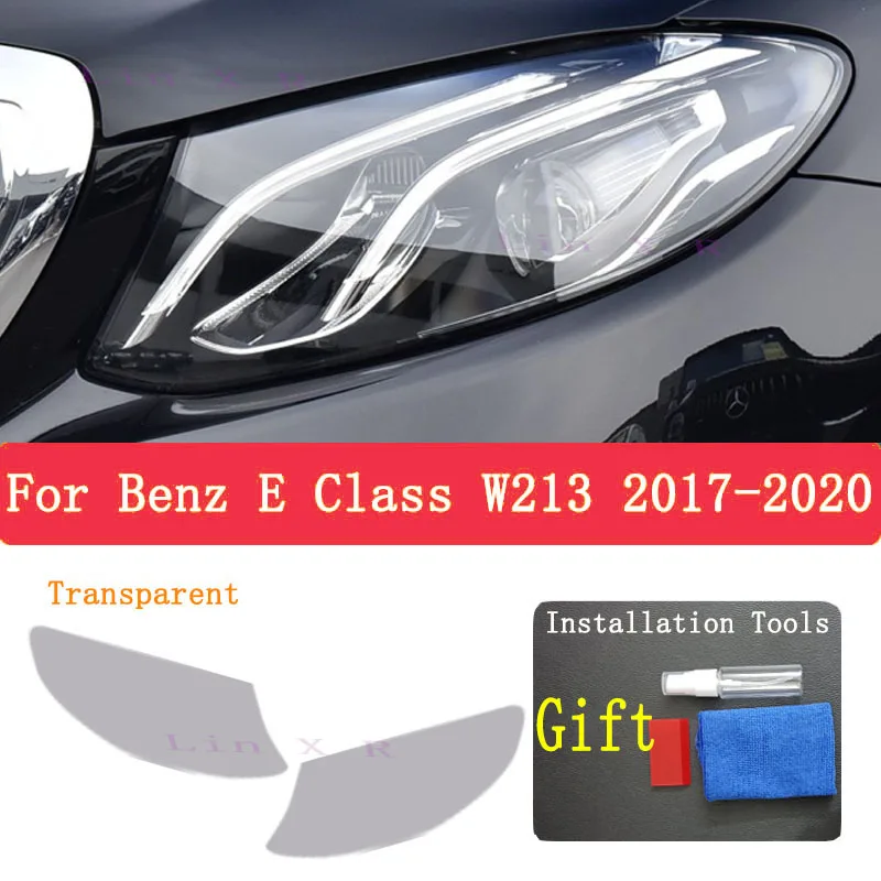For Mercedes Benz E Class 2021 Car Exterior Headlight Anti-scratch Front Lamp Tint TPU Protective Film Accessories Sticker
For Mercedes Benz E Class 2021 Car Exterior Headlight Anti-scratch Front Lamp Tint TPU Protective Film Accessories Sticker