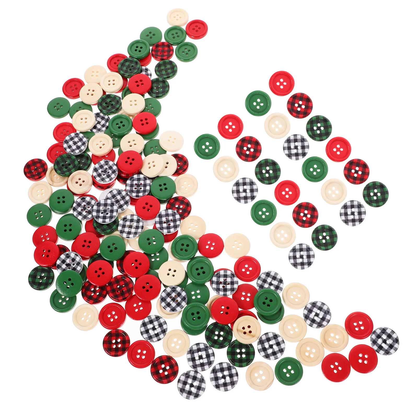 300Pcs Xmas Wood Buttons for DIY Sewing Clothing Coat Craft Supplies Christmas Tree Pattern Decorative Small Buttons
300Pcs Xmas Wood Buttons for DIY Sewing Clothing Coat Craft Supplies Christmas Tree Pattern Decorative Small Buttons