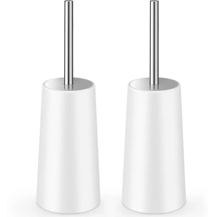 Curated Picks Toilet Brush and Holder, 2 Pack Toilet Brush with 304 Stainless Steel Long Handle, Toilet Bowl Brush for Bathroom
Curated Picks Toilet Brush and Holder, 2 Pack Toilet Brush with 304 Stainless Steel Long Handle, Toilet Bowl Brush for Bathroom
