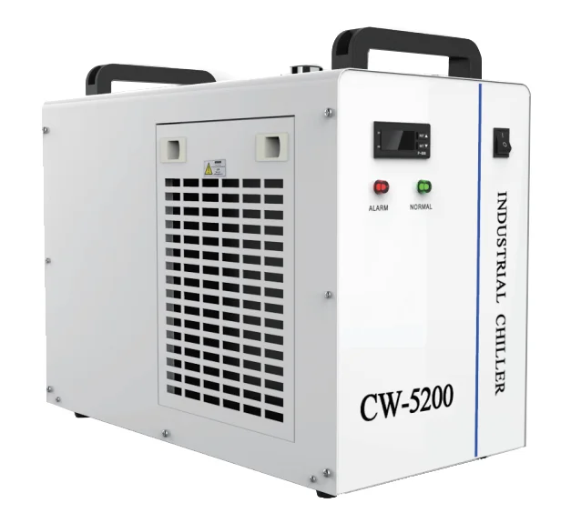 CW-5200 6L 50Hz 60Hz 220V 110V CW5200 Water Chiller CO2 Laser Chiller For Laser Cutting
CW-5200 6L 50Hz 60Hz 220V 110V CW5200 Water Chiller CO2 Laser Chiller For Laser Cutting