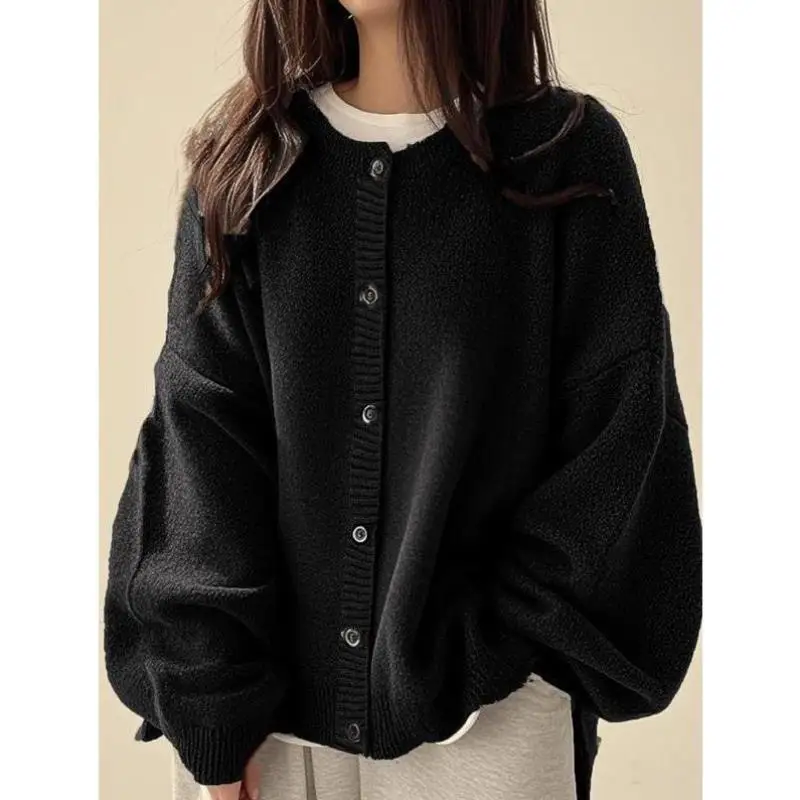 Women's Pure Color Knitted Button Front Cardigan N 50 New Cross-Border Sle Collar Nine-Quarter Sve Easy Care
Women's Pure Color Knitted Button Front Cardigan N 50 New Cross-Border Sle Collar Nine-Quarter Sve Easy Care