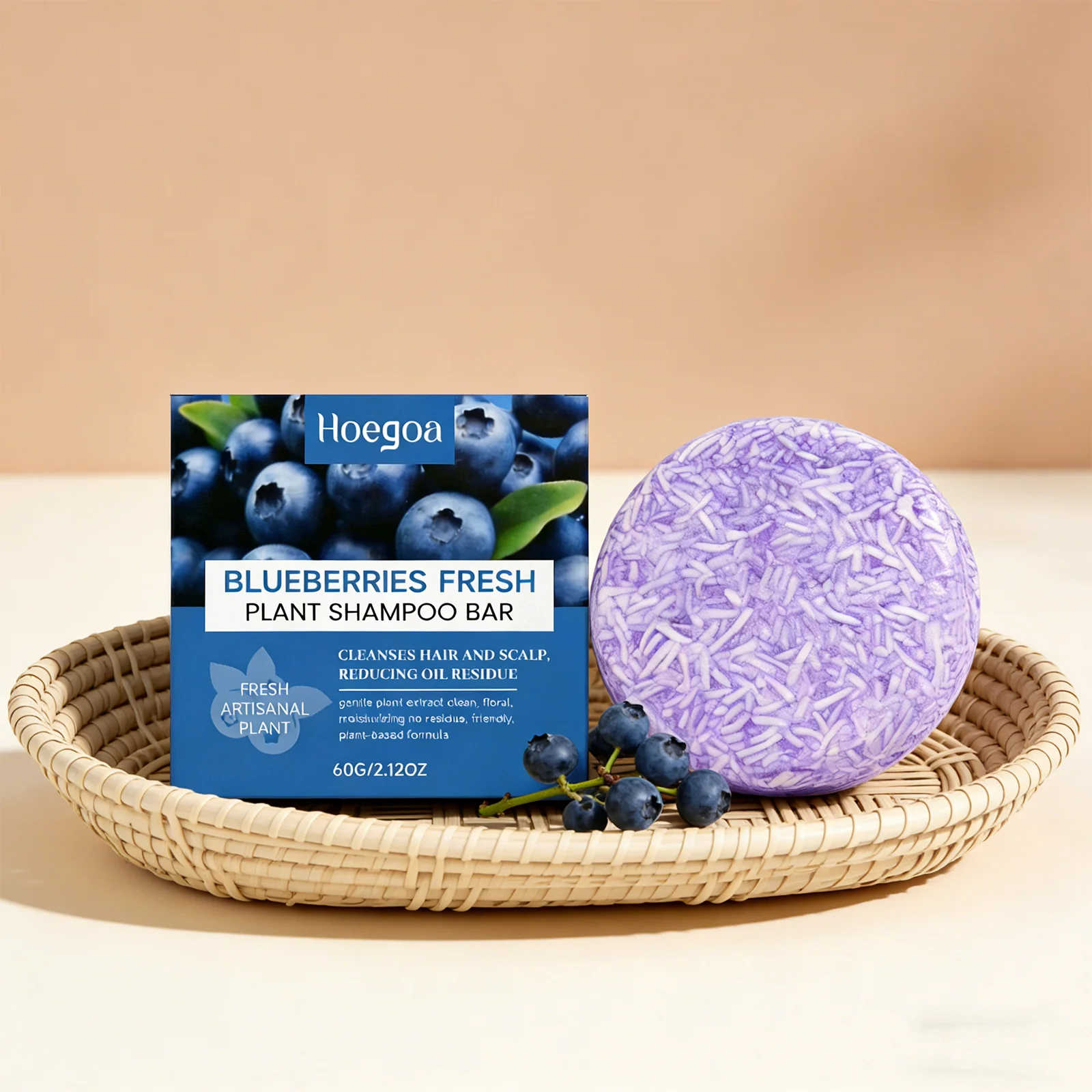 HOEGOA 60G Shampoo Bar, Rich Creamy Foam, 2-In-1 Shampoo & Conditioner, Refreshing Fragrance, Suitable For Various Hair Types
HOEGOA 60G Shampoo Bar, Rich Creamy Foam, 2-In-1 Shampoo & Conditioner, Refreshing Fragrance, Suitable For Various Hair Types