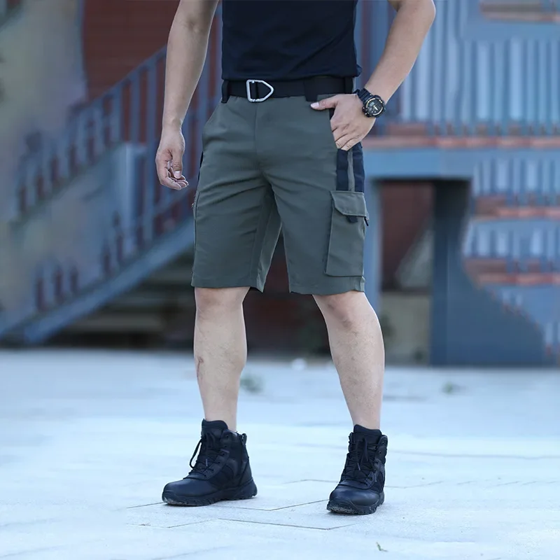 Quarter Pants Waterproof Handsome Tactical Pants Men's Quick-dry Army Camouflage Shorts Multi-pocket Outdoor Cargo Half Pants
Quarter Pants Waterproof Handsome Tactical Pants Men's Quick-dry Army Camouflage Shorts Multi-pocket Outdoor Cargo Half Pants