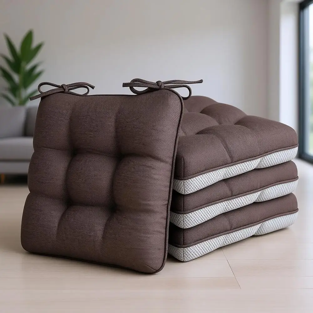 Set of 4 19x19x3.5 Cushions for Indoor & Outdoor Chair Seats, Suitable for Dining, Kitchen, Office, and Patio Chairs
Set of 4 19x19x3.5 Cushions for Indoor & Outdoor Chair Seats, Suitable for Dining, Kitchen, Office, and Patio Chairs