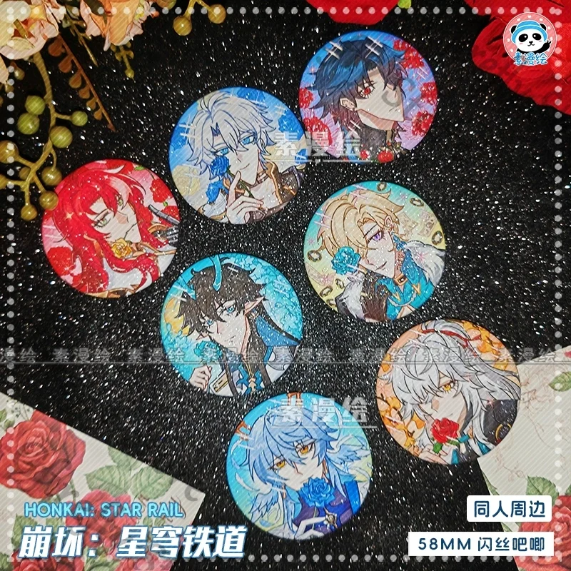 Honkai: Star Rail Jing Yuan Blade Imbibitor Lunae Argenti Phainon Sunday Brooch 58mm Badge Breastpin Emblem Laser Bottle Opener
Honkai: Star Rail Jing Yuan Blade Imbibitor Lunae Argenti Phainon Sunday Brooch 58mm Badge Breastpin Emblem Laser Bottle Opener