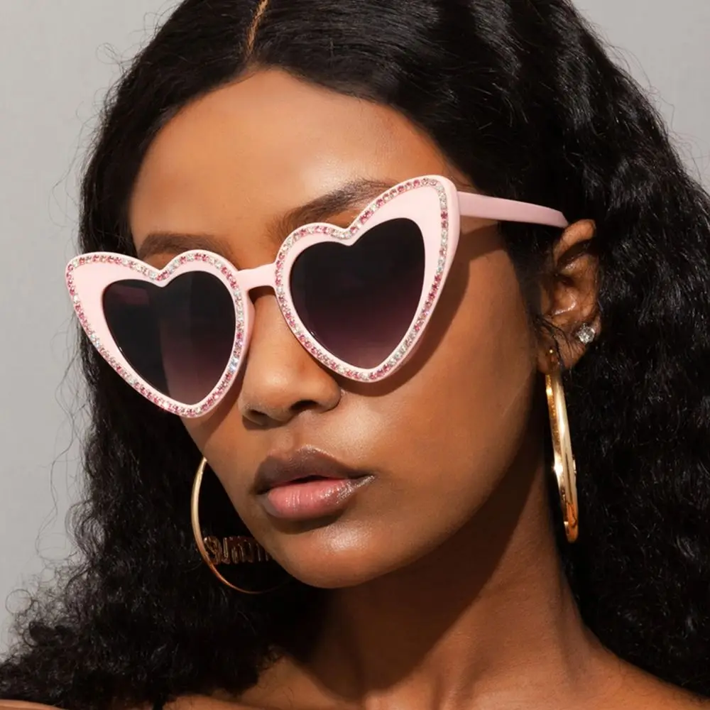 Black Diamond Heart Sunglasses Disco Shining Sun Glasses Heart-Shaped Sunglasses Unisex
Black Diamond Heart Sunglasses Disco Shining Sun Glasses Heart-Shaped Sunglasses Unisex