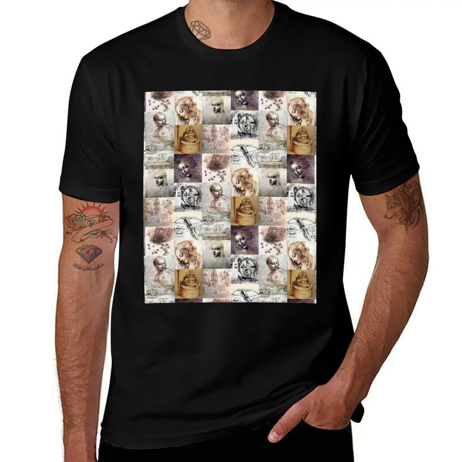 Leonardo Da Vinci Artwork T-Shirt t shirts for man cotton soft man t shirts for men casual
Leonardo Da Vinci Artwork T-Shirt t shirts for man cotton soft man t shirts for men casual