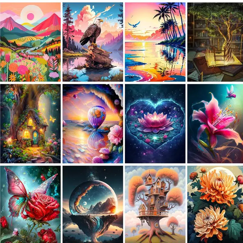 GATYZTORY Diy Painting By Number For Adults Kits Flower Easy To Use Painting With Numbers Handicraft For Home Decors
GATYZTORY Diy Painting By Number For Adults Kits Flower Easy To Use Painting With Numbers Handicraft For Home Decors