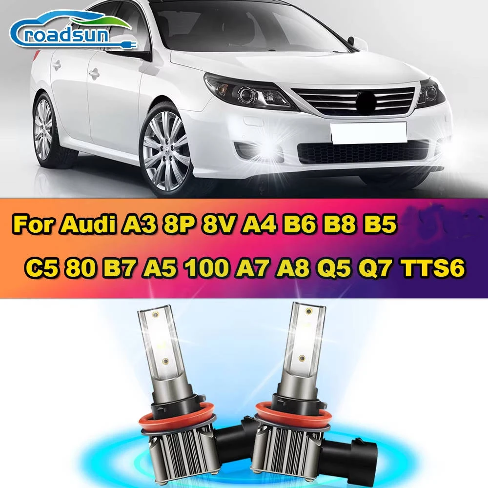LED Fog Light 100W Canbus No Error Auto Fog Lamp Bulb 6000K For Audi A3 8P 8V A4 B6 B8 B5 C5 80 B7 A5 100 A7 A8 Q5 Q7 TTS6
LED Fog Light 100W Canbus No Error Auto Fog Lamp Bulb 6000K For Audi A3 8P 8V A4 B6 B8 B5 C5 80 B7 A5 100 A7 A8 Q5 Q7 TTS6