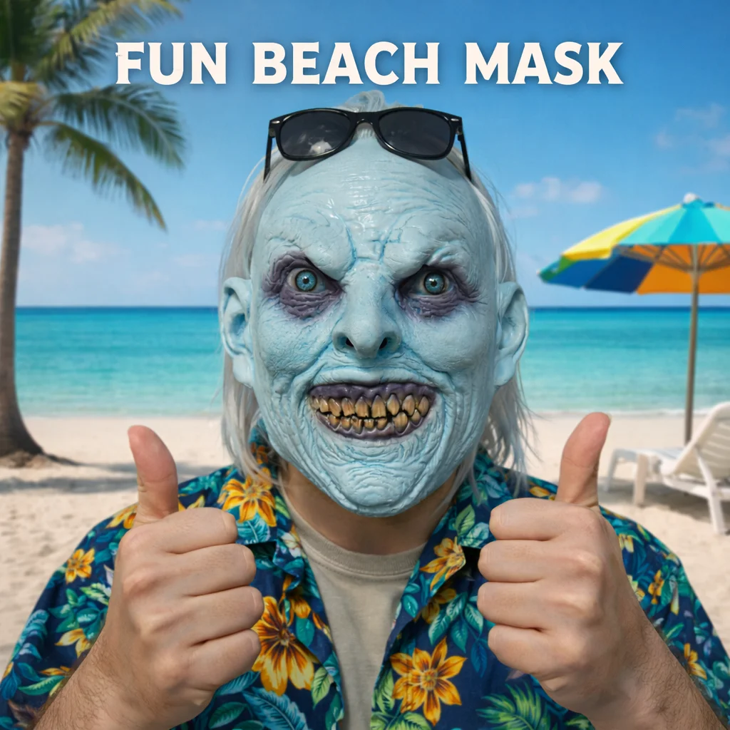 Blue Demon Face Mask For Halloween & Horror Cosplay - Detailed Texture Frightening Look Haunted House Prop
Blue Demon Face Mask For Halloween & Horror Cosplay - Detailed Texture Frightening Look Haunted House Prop