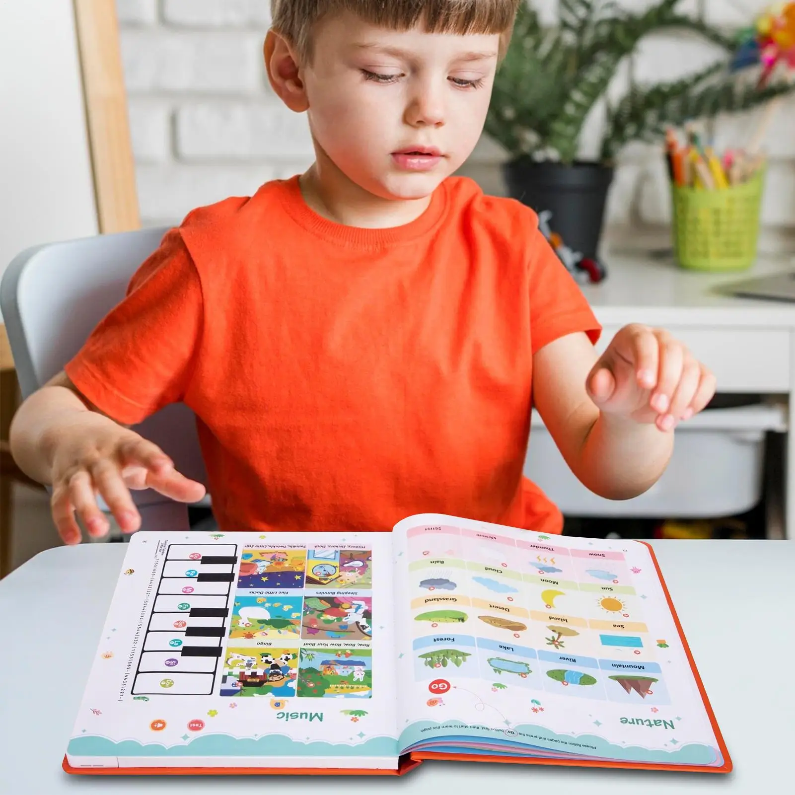 Разговорная книга для английских слов, обучающая книга для детей, словарный запас, обучающий компаньон, интерактивный для мальчиков 2-6 лет
Разговорная книга для английских слов, обучающая книга для детей, словарный запас, обучающий компаньон, интерактивный для мальчиков 2-6 лет