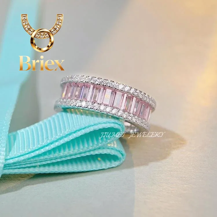 Briex Jewelry Luxury Solid Platinum PT950 Women's Pink Diamond Rings High-grade Ins-style Simple Moissanite Diamond Ring
Briex Jewelry Luxury Solid Platinum PT950 Women's Pink Diamond Rings High-grade Ins-style Simple Moissanite Diamond Ring