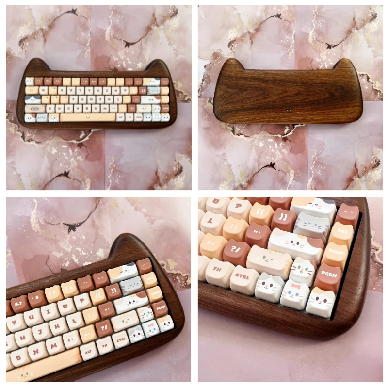 Lucky Boy 68key Keyboard Kit Custom Wooden Hot Swappable FAS Black Walnut Shell 3-Mode Customize Key Changes Mechanical Keyboard
Lucky Boy 68key Keyboard Kit Custom Wooden Hot Swappable FAS Black Walnut Shell 3-Mode Customize Key Changes Mechanical Keyboard