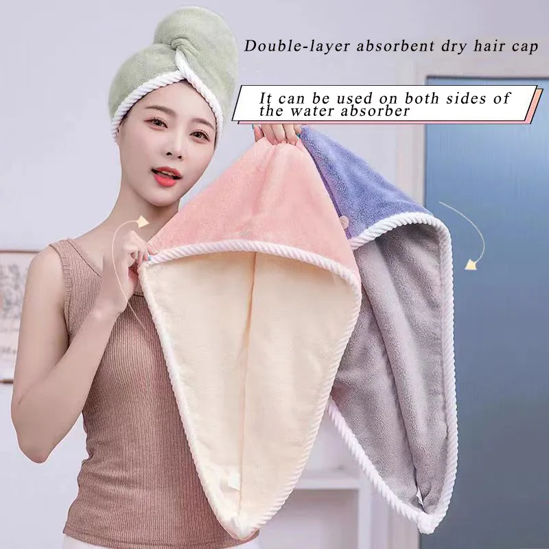 Ultra-Absorbent Microfiber Hair Towel - Double-Layered, Quick-Dry Design - Ideal for Shower, Gym & Spa Use
Ultra-Absorbent Microfiber Hair Towel - Double-Layered, Quick-Dry Design - Ideal for Shower, Gym & Spa Use