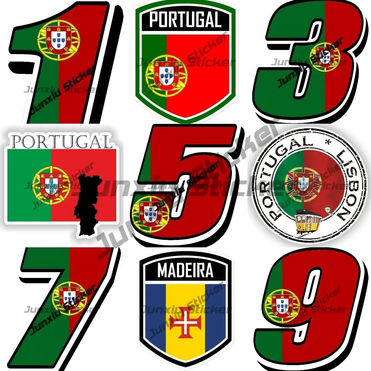Portugal Lisbon Seal Round Flag Decal Portugal Map Flag Silhouette Emblem Stickers for SUV Laptop Book Fridge Car Accessories
Portugal Lisbon Seal Round Flag Decal Portugal Map Flag Silhouette Emblem Stickers for SUV Laptop Book Fridge Car Accessories