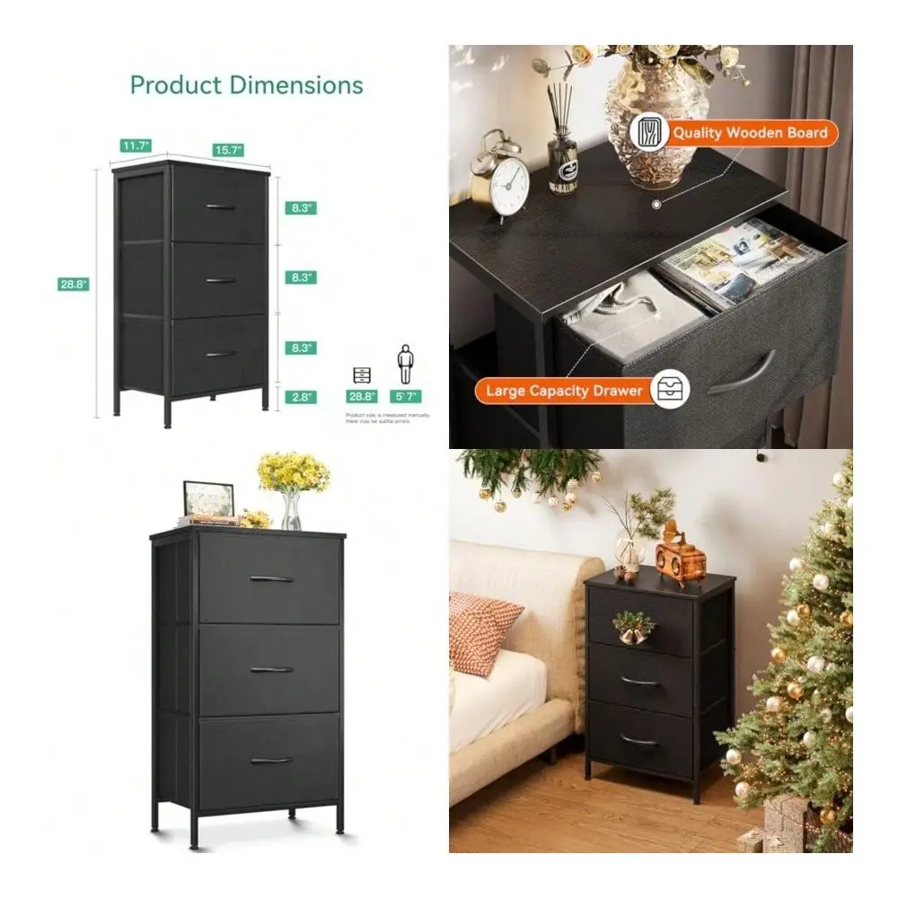 For Bedroom Nightstand Small Dressers Chest Of Drawers End Table For Living Room Closet Dresser With 3 Storage Drawers Organizer
For Bedroom Nightstand Small Dressers Chest Of Drawers End Table For Living Room Closet Dresser With 3 Storage Drawers Organizer