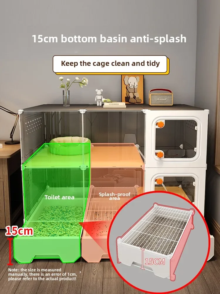 for Cat villa household indoor with toilet integrated large free space small cattery cabinet
for Cat villa household indoor with toilet integrated large free space small cattery cabinet