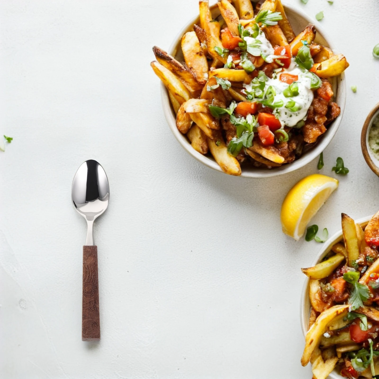 Stainless Steel Wood Handle Multifunctional Serving Utensil Soup Kitchen Flatware Buffet Restaurant Home Use Comfortable
Stainless Steel Wood Handle Multifunctional Serving Utensil Soup Kitchen Flatware Buffet Restaurant Home Use Comfortable