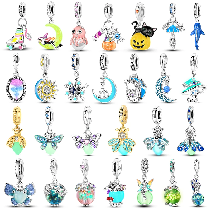 2026 Hot Glow-in-the-dark Firefly Luminous Firefly Star Light Bulb 925 Sterling Silver Charms Bead Fit Bangle Bracelet Necklace
2026 Hot Glow-in-the-dark Firefly Luminous Firefly Star Light Bulb 925 Sterling Silver Charms Bead Fit Bangle Bracelet Necklace